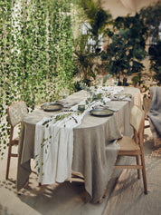 Lovely Linen RUSTIC RAW Duk 90X300, Beige - Azalea Home