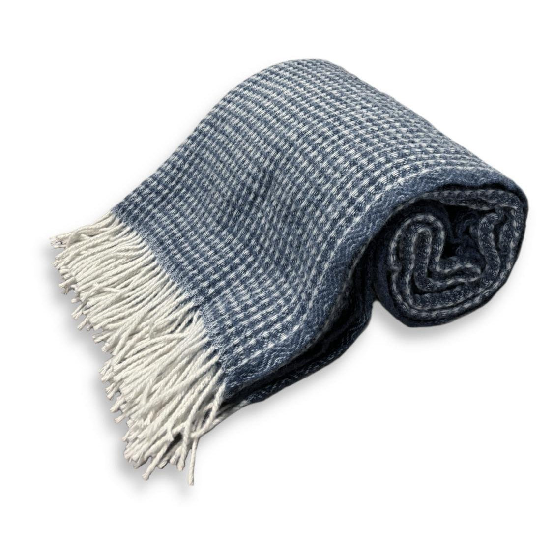 Lovely Linen WOOL Filt Ull 130X170, Blå - Azalea Home