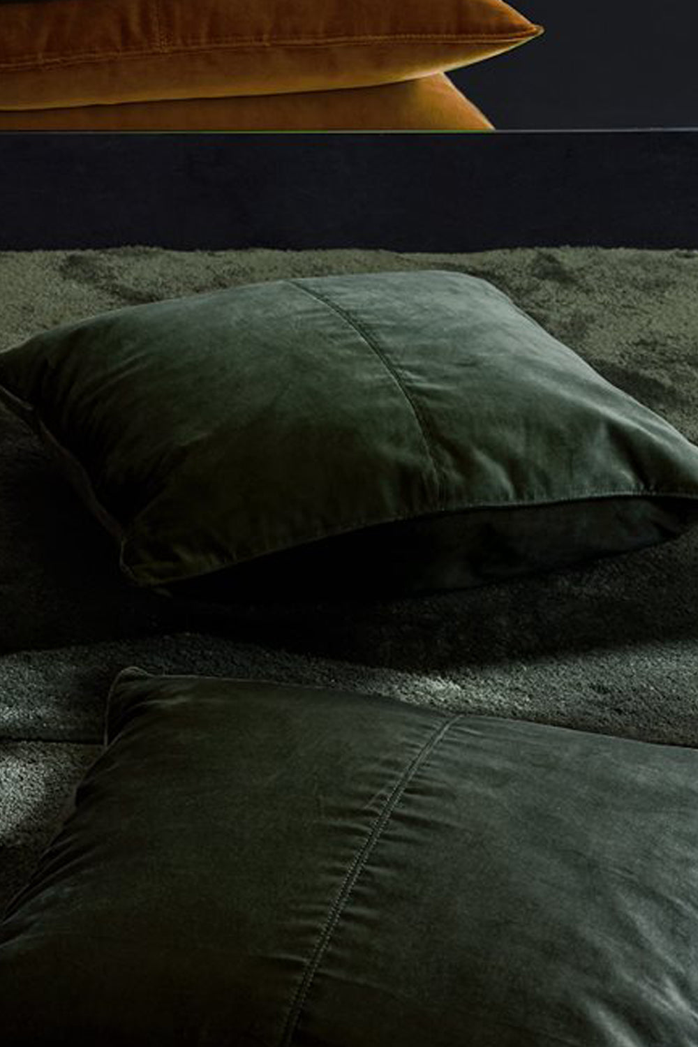 Velvet Kuddfodral 50x50cm, New Dark Green