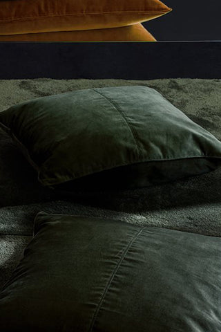 Velvet Kuddfodral 50x50cm, New Dark Green