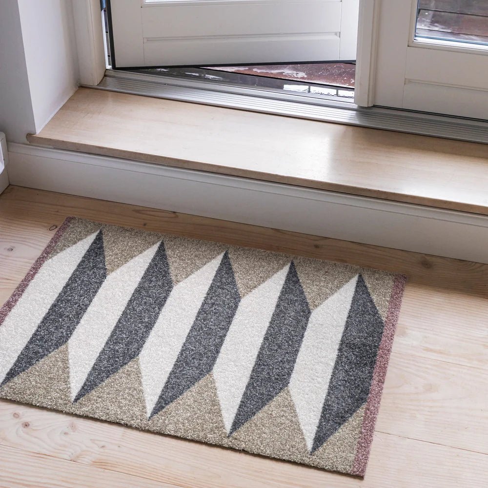 Mette Ditmer ACCORDION Allround Dörrmatta 55x80, Sand - Azalea Home