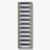 Mette Ditmer ACCORDION Allround Gångmatta 77x240, Sand - Azalea Home