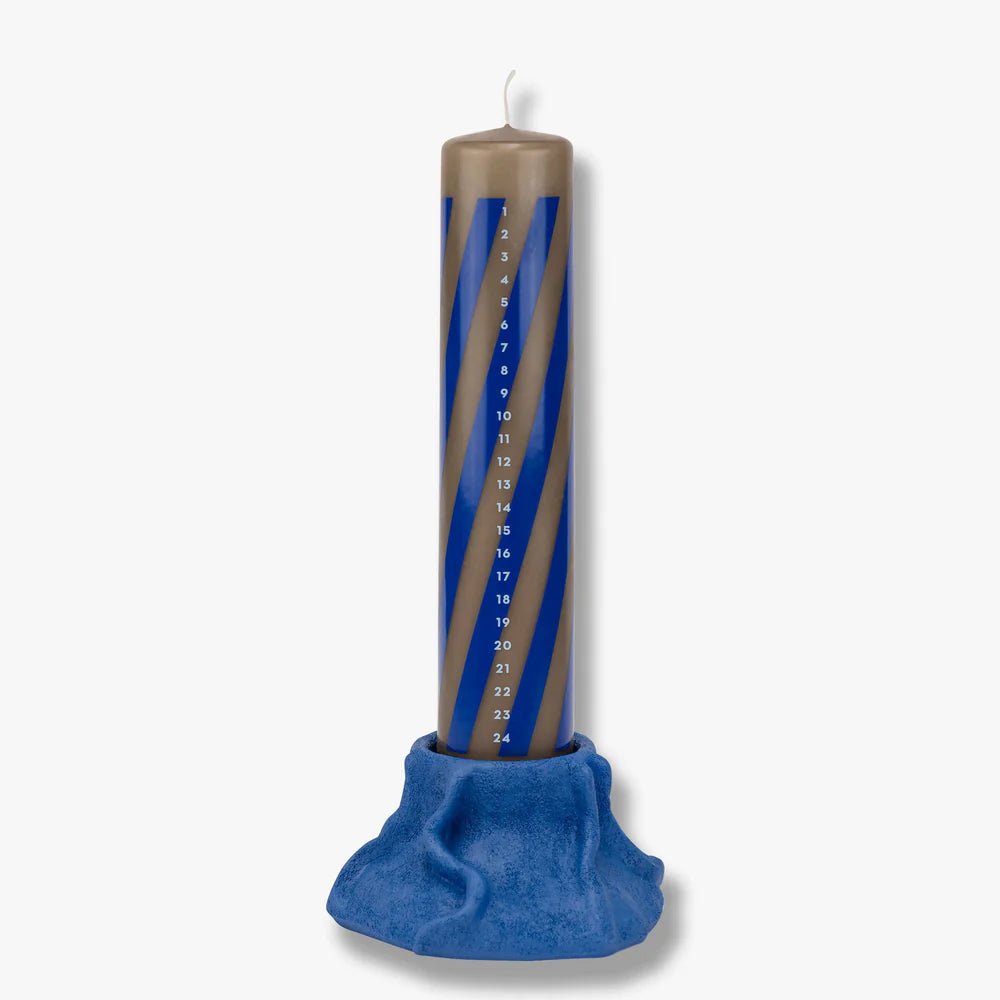 Mette Ditmer ART PIECE Blockljusstake, Kobolt - Azalea Home