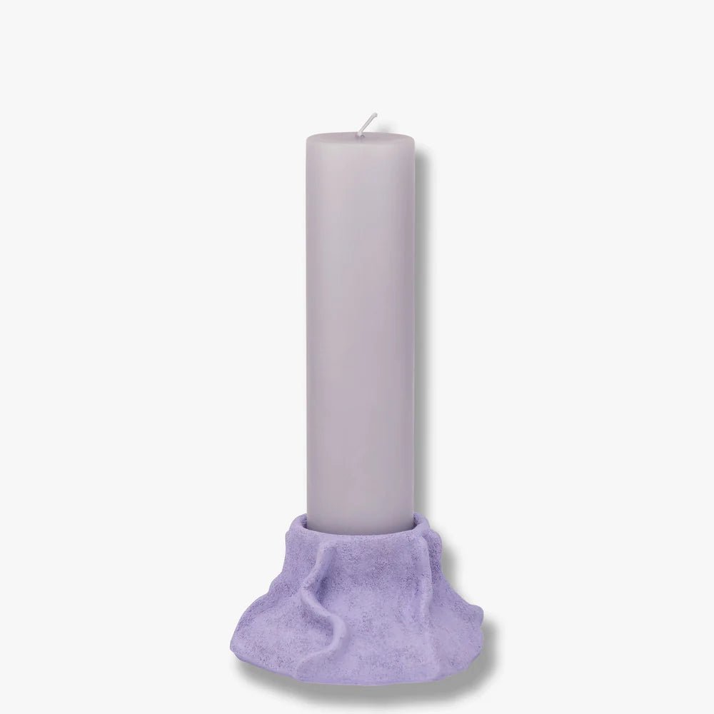Mette Ditmer ART PIECE Blockljusstake, Ljus lila - Azalea Home