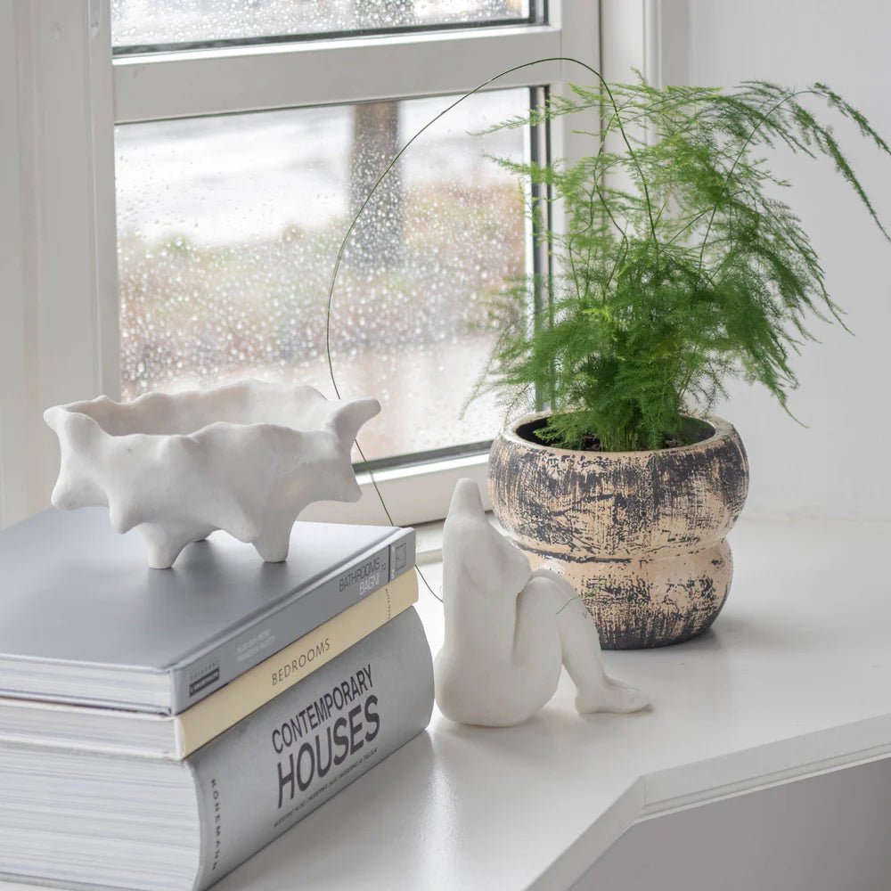 Mette Ditmer ART PIECE Chestnut Dekorationsskål, Off - white - Azalea Home