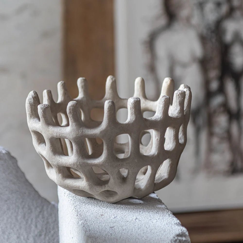 Mette Ditmer ART PIECE Dekorationsskål Ø19, Sand - Azalea Home