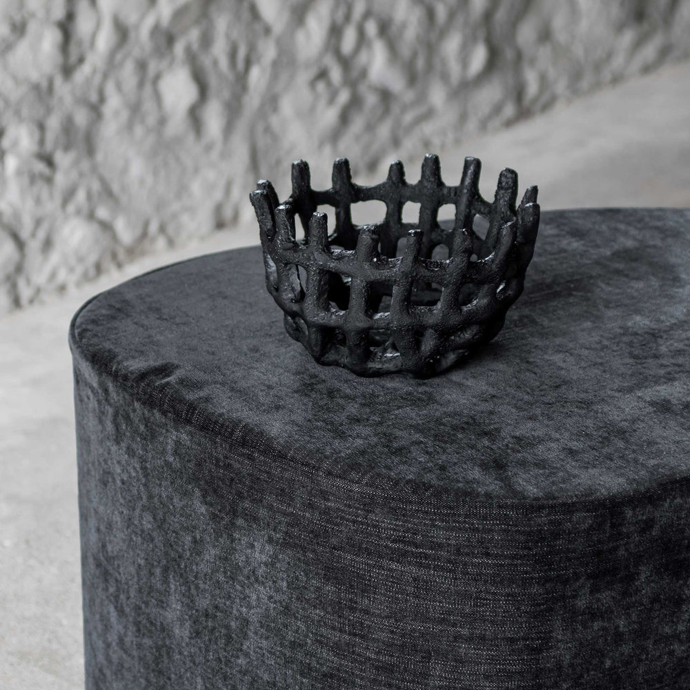 Mette Ditmer ART PIECE Dekorationsskål Ø19, Svart - Azalea Home