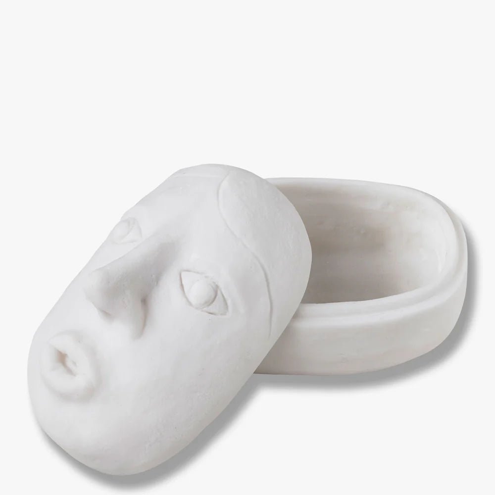 Mette Ditmer ART PIECE Face Burk, Off - white - Azalea Home