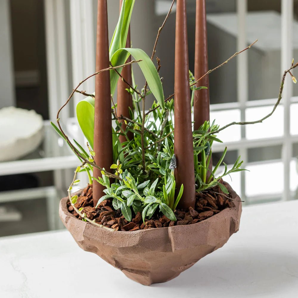 Mette Ditmer ART PIECE Ljusskål, Clay - Azalea Home