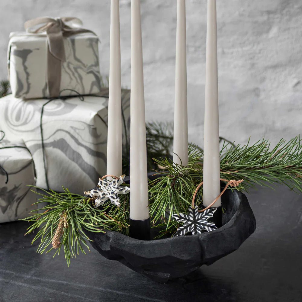 Mette Ditmer ART PIECE Ljusskål, Svart - Azalea Home