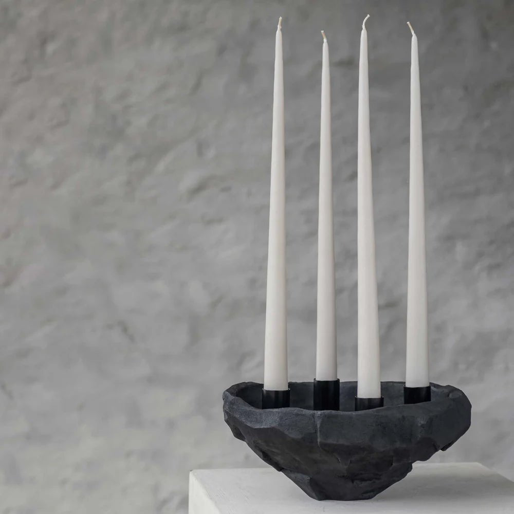 Mette Ditmer ART PIECE Ljusskål, Svart - Azalea Home