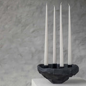 Mette Ditmer ART PIECE Ljusskål, Svart - Azalea Home
