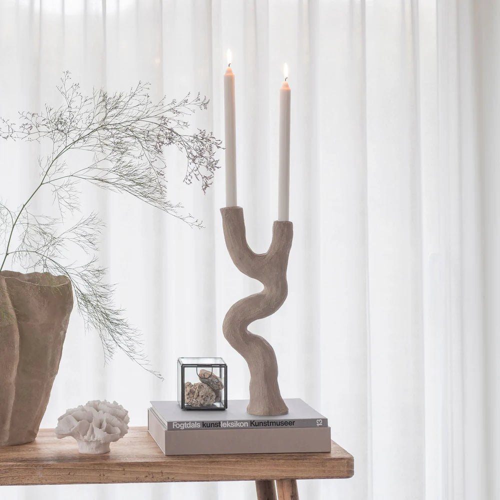 Mette Ditmer ART PIECE Ljusstake, Sand - Azalea Home