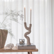 Mette Ditmer ART PIECE Ljusstake, Sand - Azalea Home