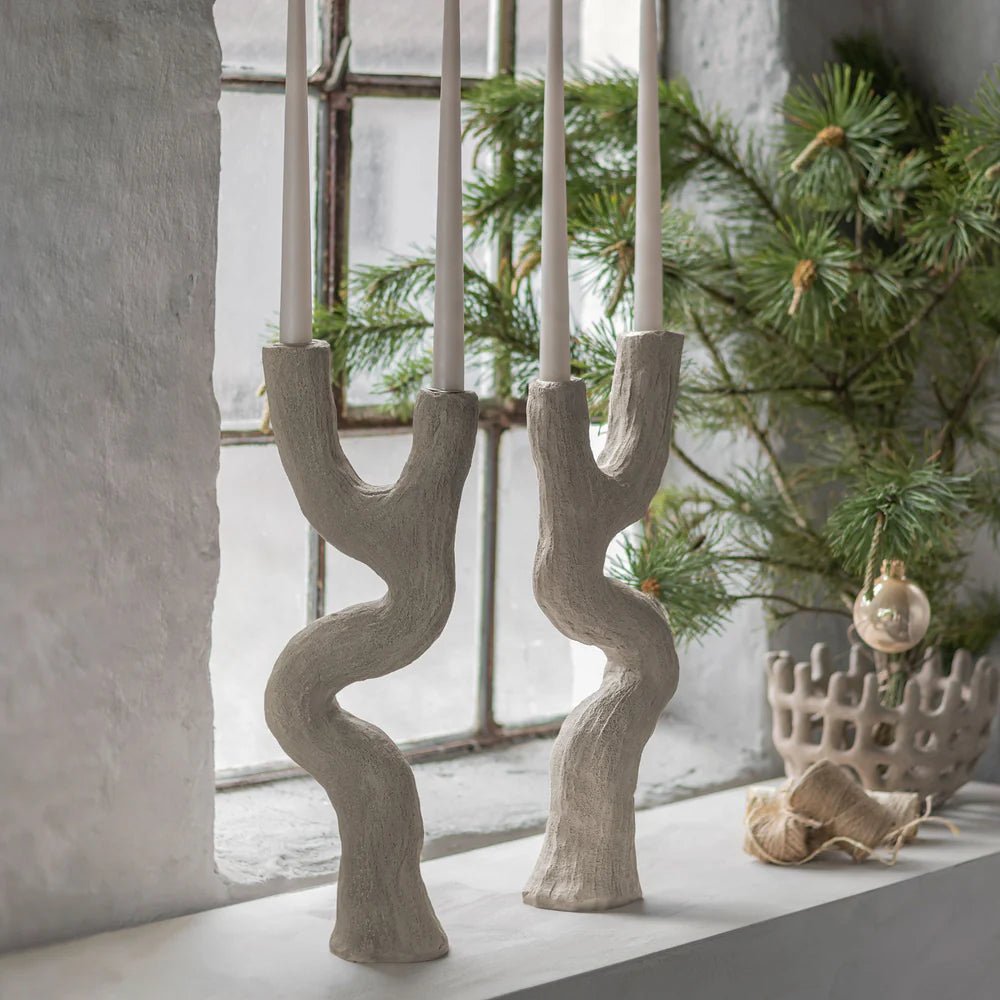 Mette Ditmer ART PIECE Ljusstake, Sand - Azalea Home