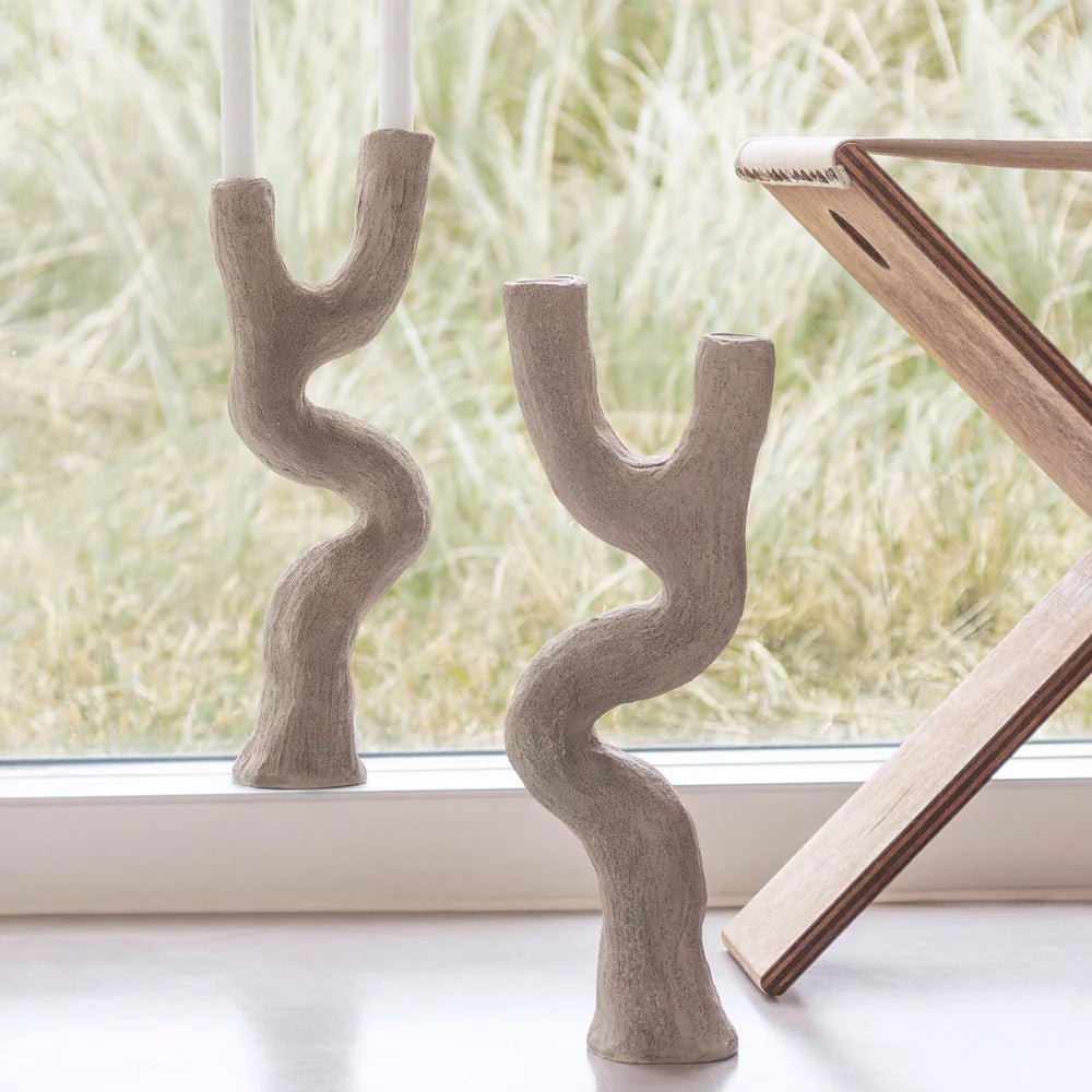 Mette Ditmer ART PIECE Ljusstake, Sand - Azalea Home