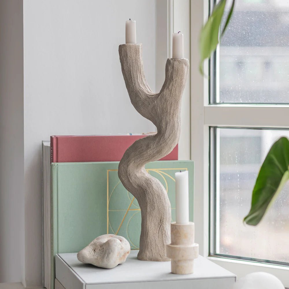 Mette Ditmer ART PIECE Ljusstake, Sand - Azalea Home