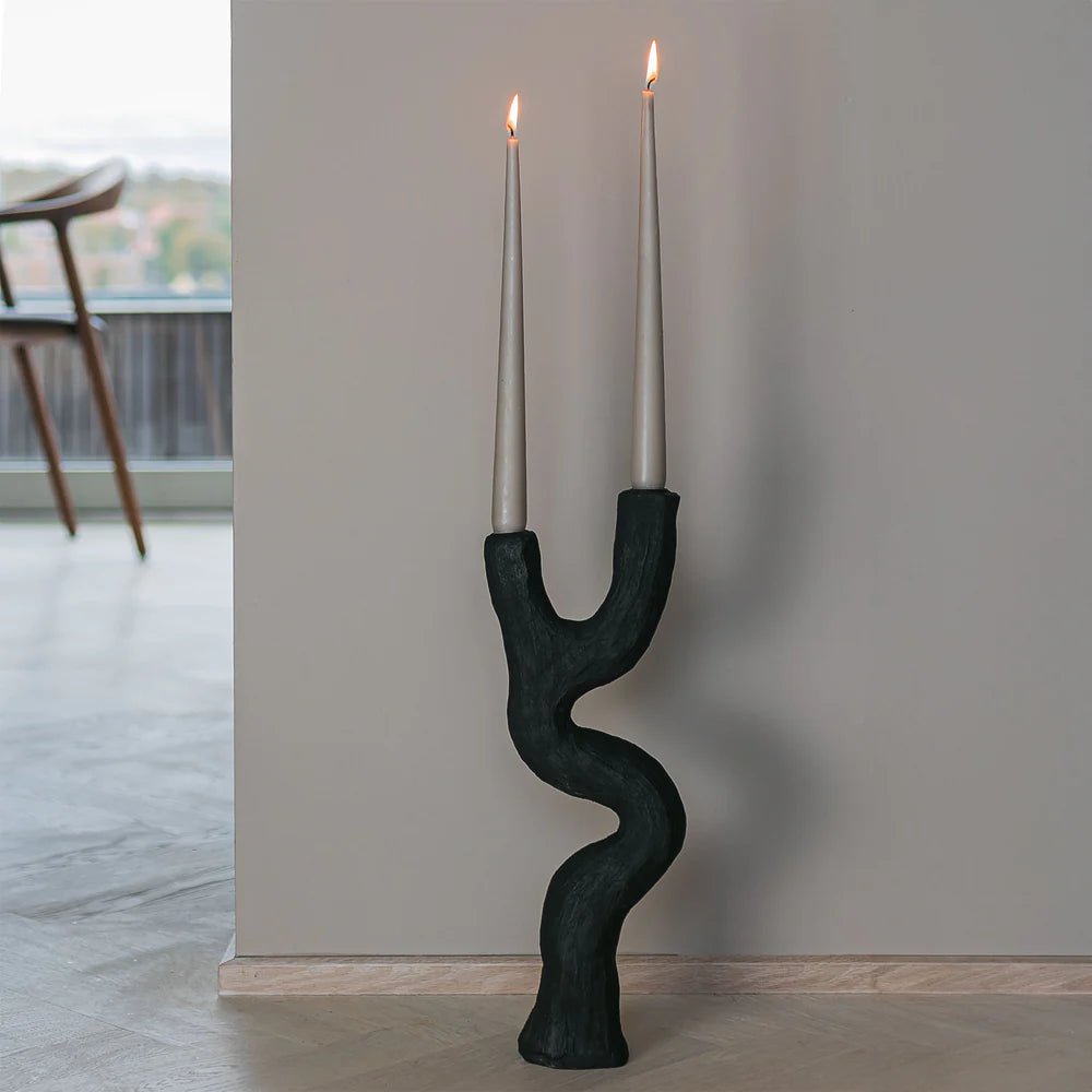Mette Ditmer ART PIECE Ljusstake, Svart - Azalea Home
