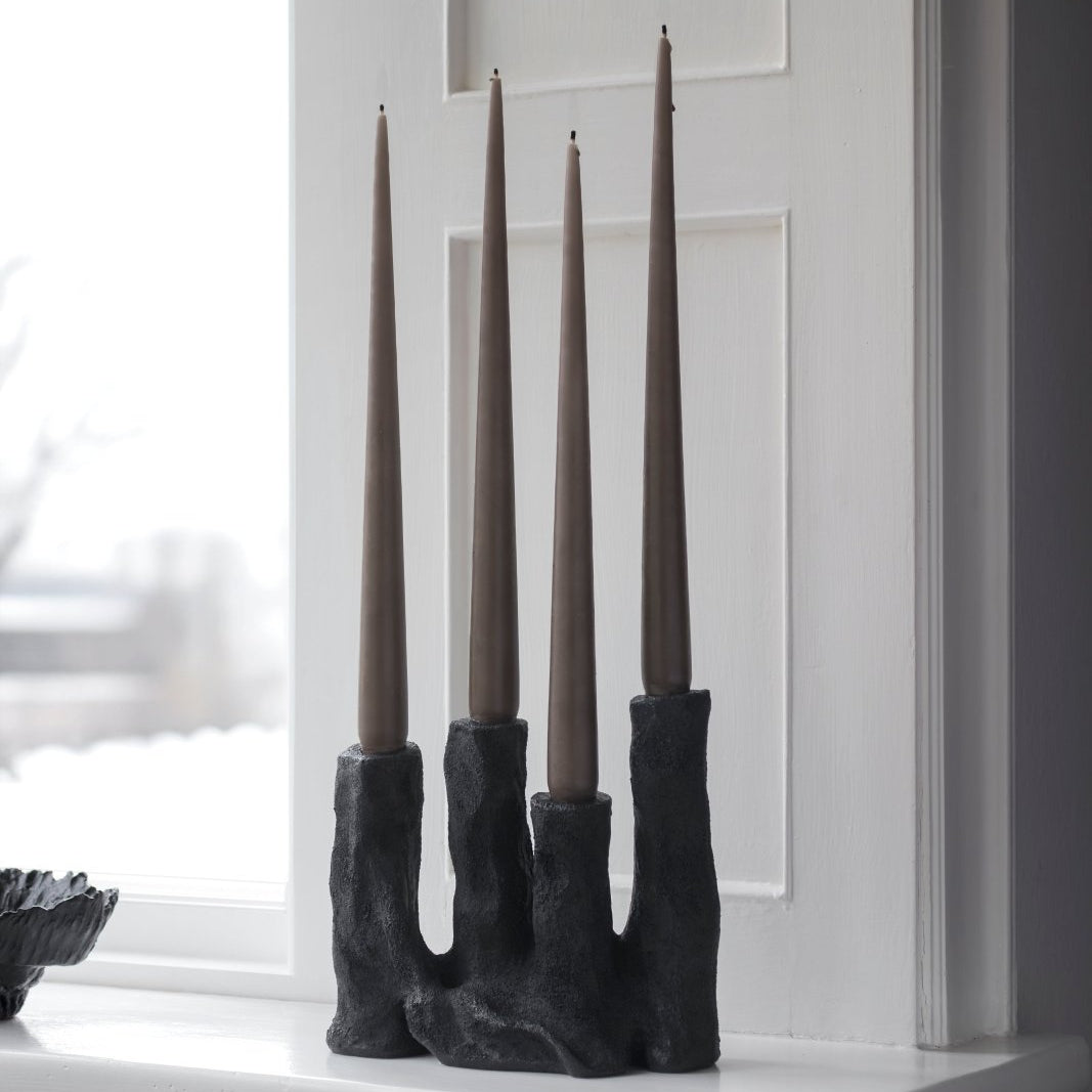 Mette Ditmer ART PIECE Ljusstake, Svart - Azalea Home
