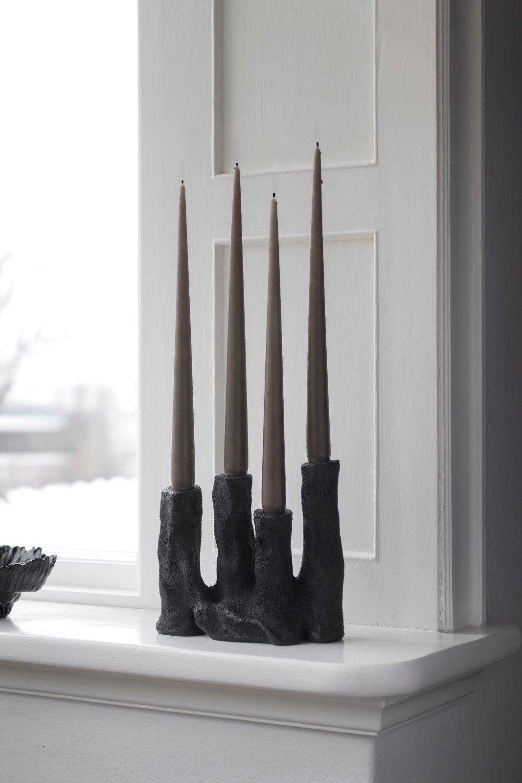 Mette Ditmer ART PIECE Ljusstake, Svart - Azalea Home