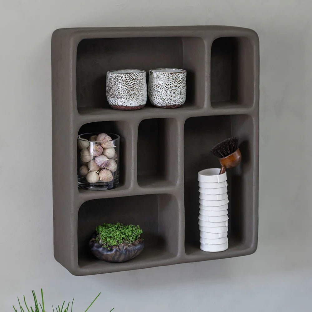 Mette Ditmer ART STUDIO Set Box Hylla, Dark stone - Azalea Home