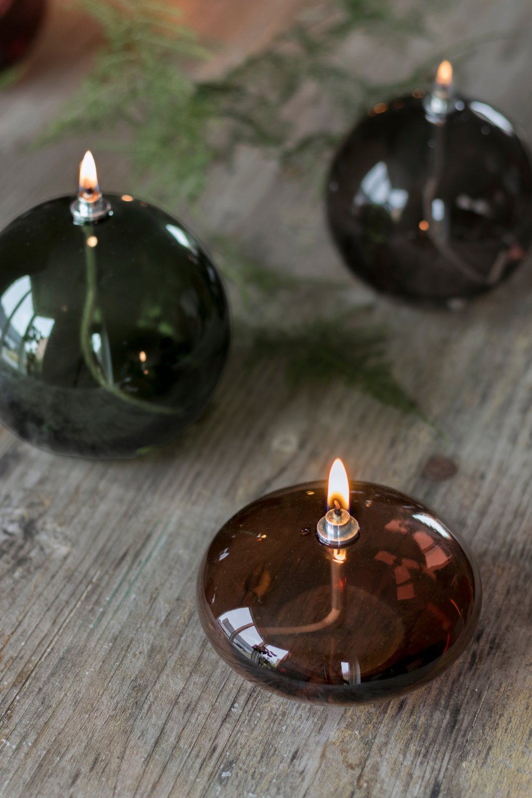 Mette Ditmer AURA Oljelampa, Brun - Azalea Home