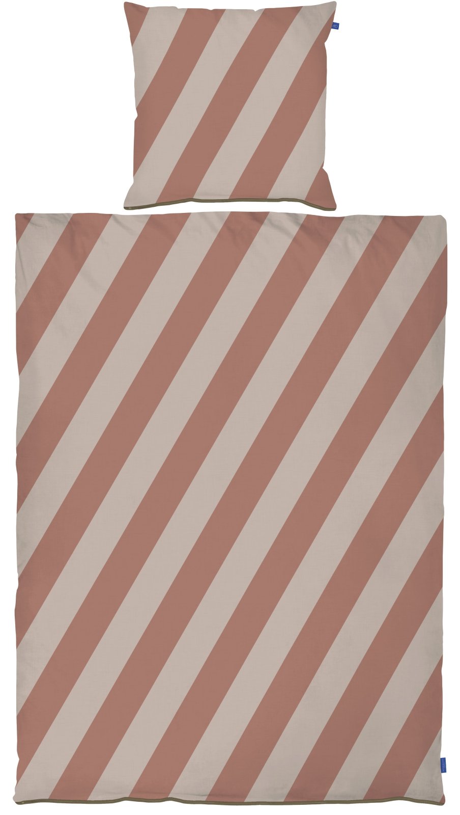 Mette Ditmer DIAGONAL Bäddset, Brick / Sand - Azalea Home