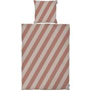 Mette Ditmer DIAGONAL Bäddset, Brick / Sand - Azalea Home