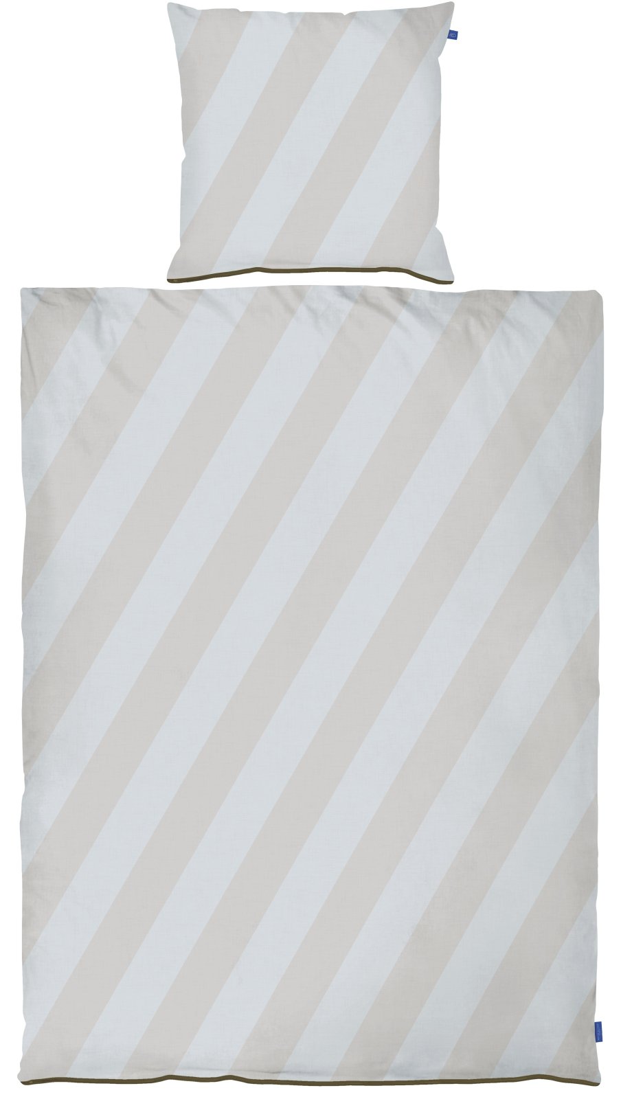 Mette Ditmer DIAGONAL Bäddset, Brick / Sand - Azalea Home