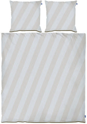 Mette Ditmer DIAGONAL Bäddset, Ljusblå / Sand - Azalea Home