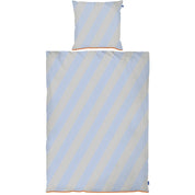 Mette Ditmer DIAGONAL Bäddset, Ljusgrå / Sand - Azalea Home