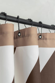 Mette Ditmer DIAGONAL Duschdraperi 150x200, Chocolate - Azalea Home