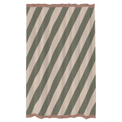 Mette Ditmer DIAGONAL Duschdraperi 150x200, Dark olive - Azalea Home