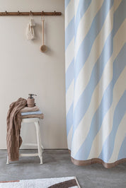 Mette Ditmer DIAGONAL Duschdraperi 150x200, Ljusblått - Azalea Home