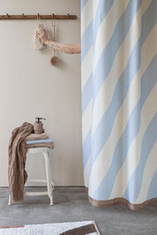 Mette Ditmer DIAGONAL Duschdraperi 150x200, Ljusblått - Azalea Home