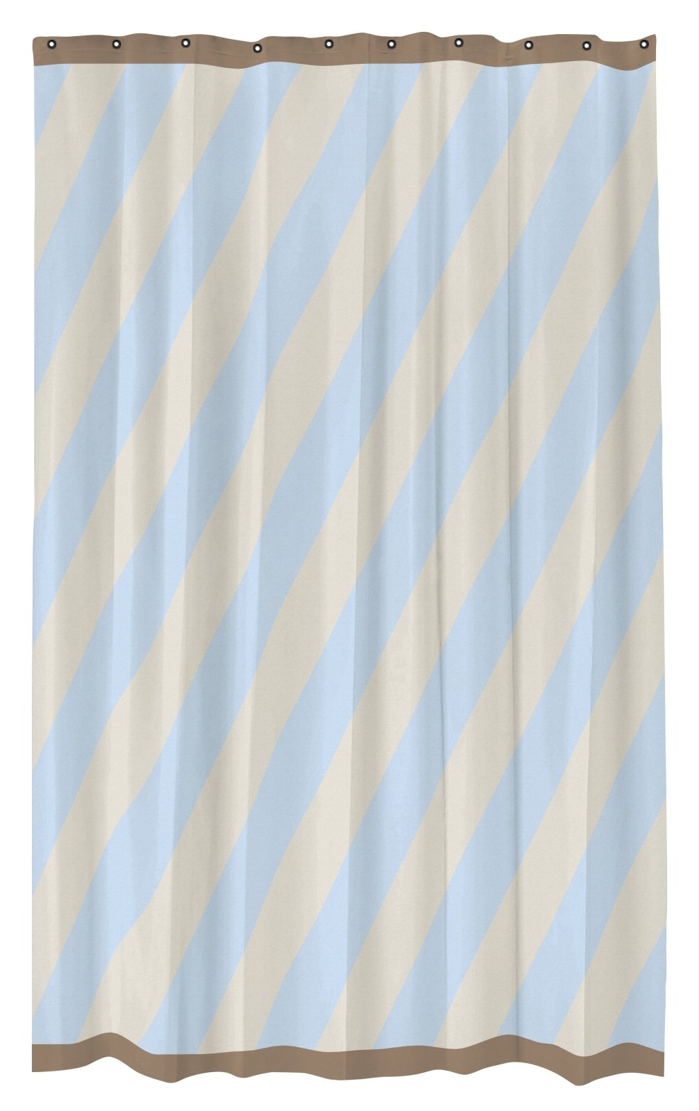 Mette Ditmer DIAGONAL Duschdraperi 150x200, Ljusblått - Azalea Home
