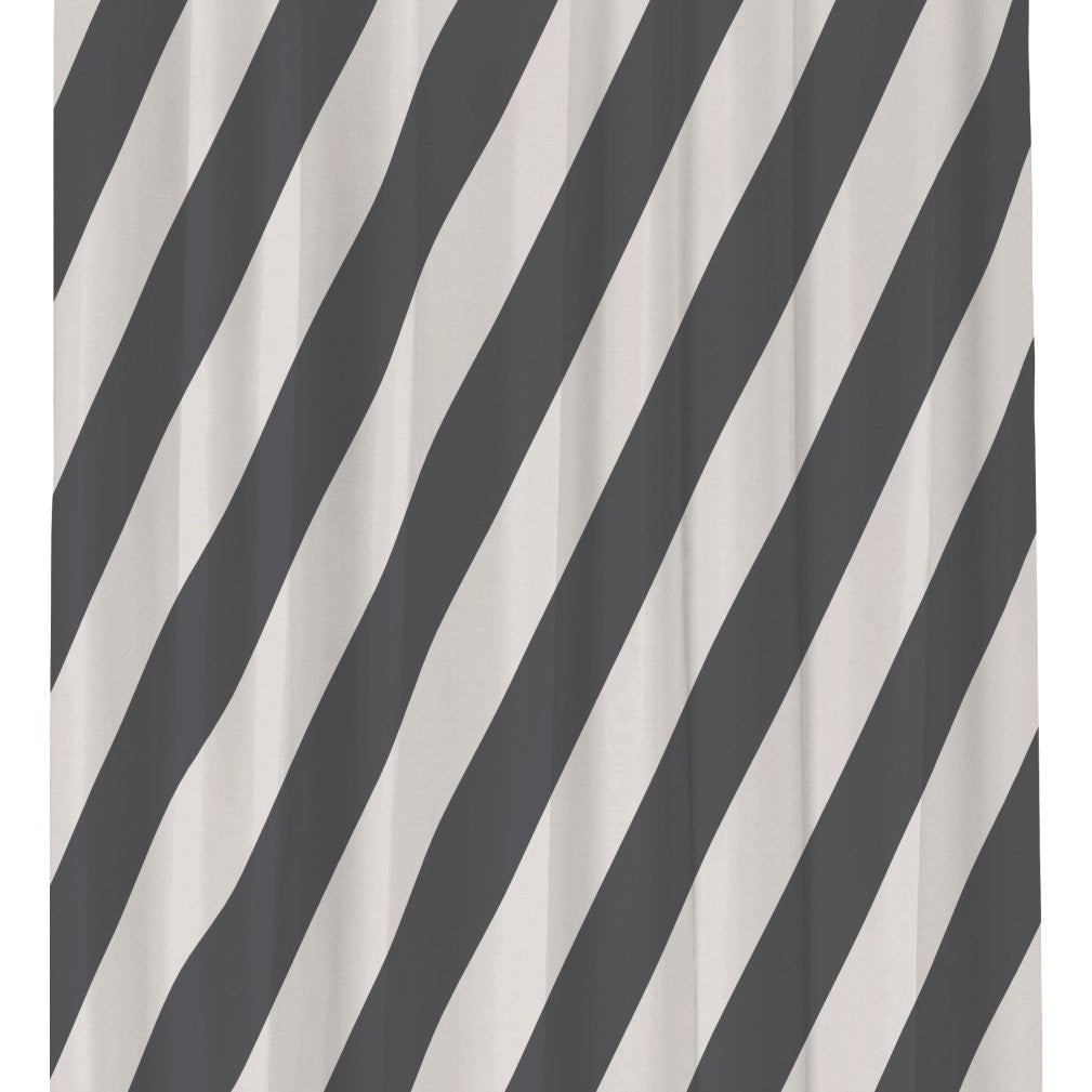 Mette Ditmer DIAGONAL Duschdraperi 150x200, Mörkgrå - Azalea Home
