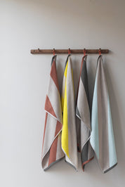 Mette Ditmer DIAGONAL Gästhandduk 2 - pack 40x55, Brick - Azalea Home