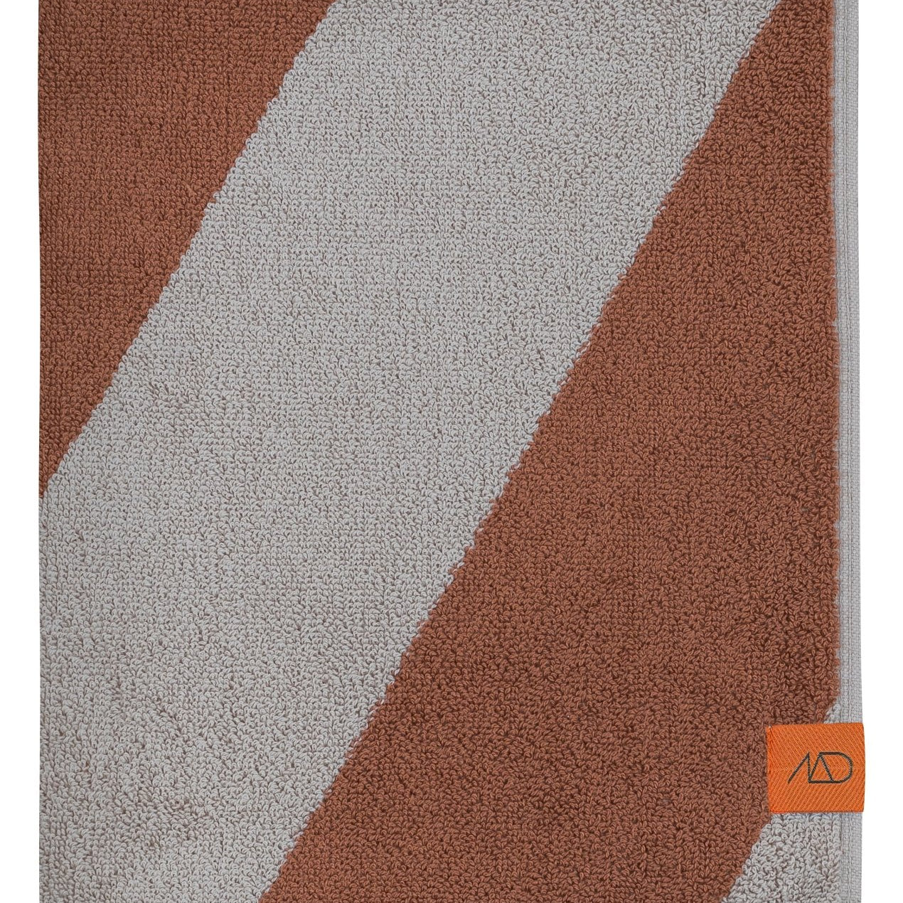 Mette Ditmer DIAGONAL Gästhandduk 2 - pack 40x55, Brick - Azalea Home