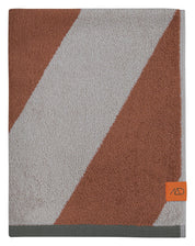 Mette Ditmer DIAGONAL Gästhandduk 2 - pack 40x55, Brick - Azalea Home