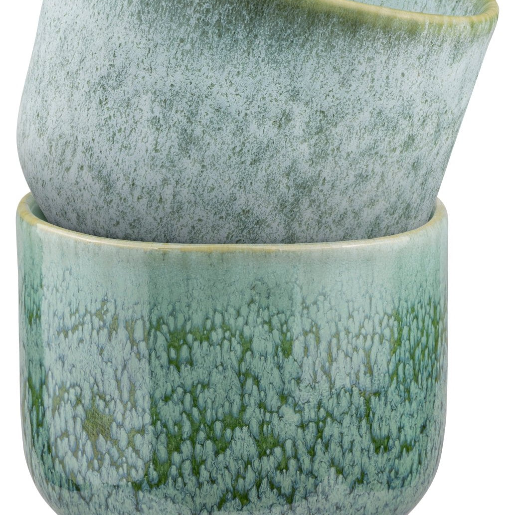 Mette Ditmer ELEMENTS Mugg 2 - pack, Green tones - Azalea Home