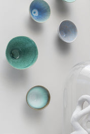 Mette Ditmer ELEMENTS Skålar 3 - pack Ø12xH6,5, Blue tones - Azalea Home