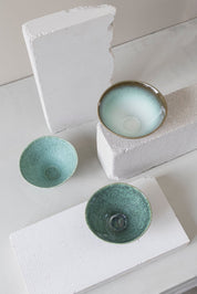 Mette Ditmer ELEMENTS Skålar 3 - pack Ø15,5xH9, Green tones - Azalea Home