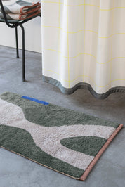 Mette Ditmer FIGURA Dörrmatta 50x80, Dark olive - Azalea Home