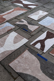Mette Ditmer FIGURA Dörrmatta 50x80, Dark olive - Azalea Home