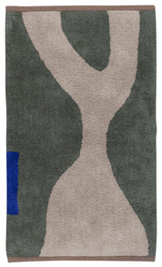 Mette Ditmer FIGURA Dörrmatta 50x80, Dark olive - Azalea Home