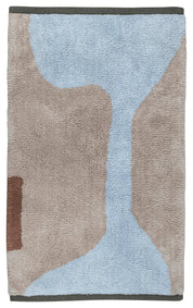 Mette Ditmer FIGURA Dörrmatta 50x80, Ljusblå - Azalea Home