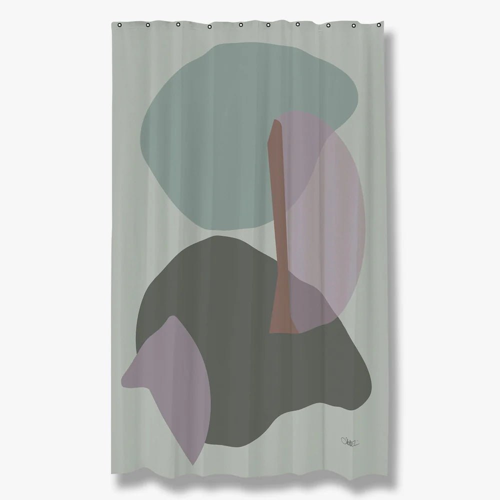 Mette Ditmer GALLERY Duschdraperi 150x200, Frost grön - Azalea Home
