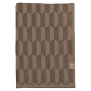 Mette Ditmer GEO Badhandduk 70x133, Nougat - Azalea Home