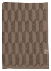 Mette Ditmer GEO Badhandduk 70x133, Nougat - Azalea Home